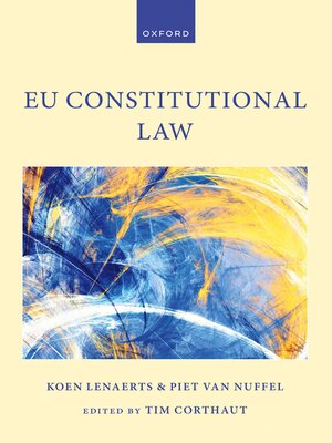 cover image of EU Constitutional Law